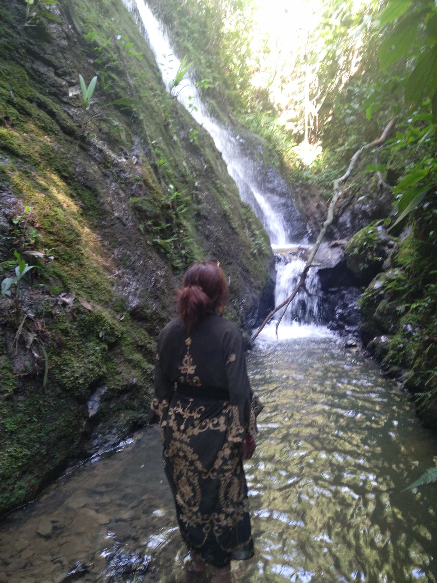 Cascada en la selva de Sanayaku